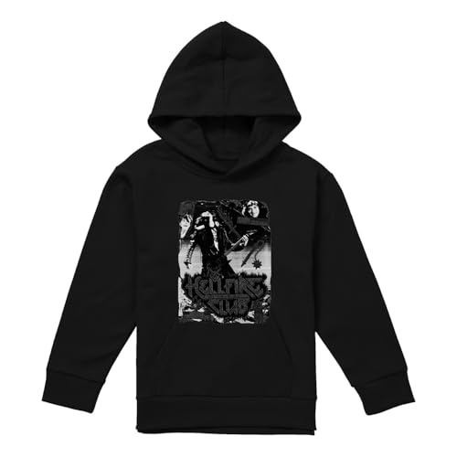 Sweat Stranger Things Hellfire Club marine pull à capuche enfant garçon fille