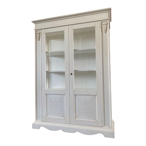 La struttura del mobile è impiallacciato.Gambe, cornici, piano, facciate dei cassetti e porte: legno massello di Pioppo. Fianchi e fondo: pannello in multistrati impiallacciato. Schienale e fondi dei cassetti: compensato.