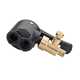 ENLACE Autoventil Hebelstecker Autoventil Adapter,Messing Gewindedüsen Ventil Anschluss Adapter Luftpumpe Clip für Auto Motorrad Fahrräder LKW Reifenfüller,Universal-Auto Reifen Air Chuck