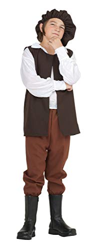 RG Costumes Renaissance Boy Costume, Brown/White, Medium