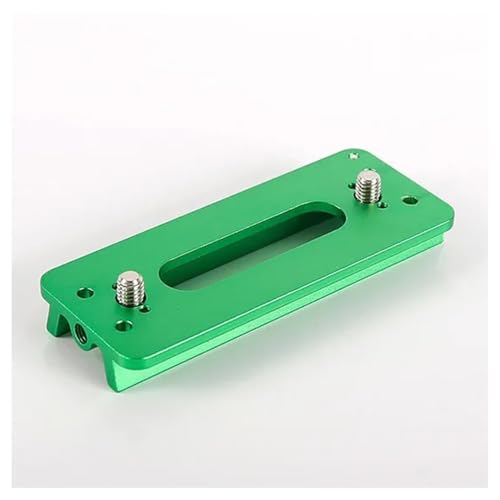 Placa de cola de milano de 150 mm en metal verde para montar un segundo telescopio ecuatorial
