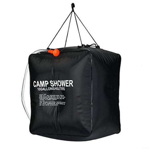 Solar Camping Shower Bag, 40L Solar Shower Bag, Portable Heating Camping Shower Bag, Shower Bag for Beach Swimming Traveling Hiking Picnic Camping Backpacking Dog Garden Outdoor Shower