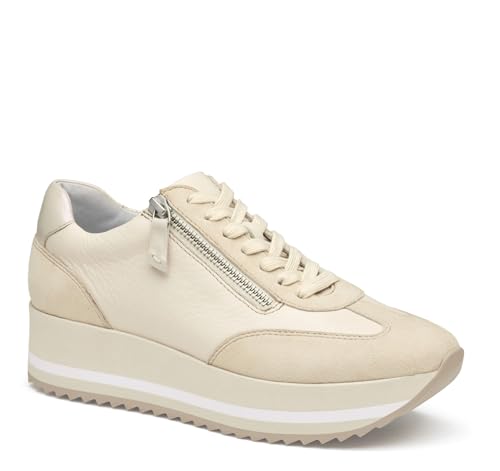 Johnston & Murphy Gracie Side-Zip Sneaker for Women – 1.75” Platform Sneaker, Women's Fashion Sneakers, Casual Shoes for Women