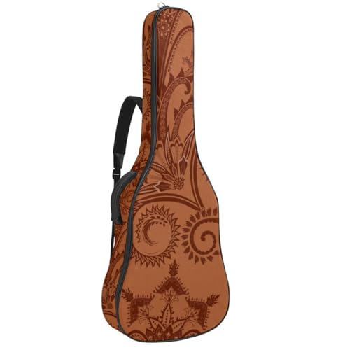 Housse imperméable en tissu Oxford pour guitare acoustique avec bandoulière et poches, style peint à la main, 109 x 42,9 x 11,9 cm, motif fleurs, Multicolore., 42.9×16.9×4.7 in, Sac de transport - Les Beatles, Paul McCartney, John Lennon, RIngo Starr, George Harrison Housse imperméable en tissu Oxford pour guitare acoustique avec bandoulière et poches, style peint à la main, 109 x 42,9 x 11,9 cm, motif fleurs, Multicolore., 42.9x16.9x4.7 in, Sac de transport