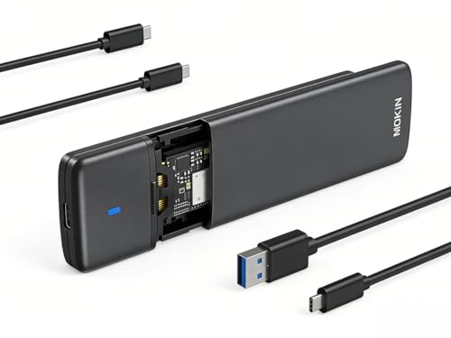 M.2 NVME SATA SSD�G���N���[�W���A�_�v�^�[�A�c�[���t���[ USB C 3.1 Gen 2 10Gbps to NVME PCIe M-Key(B+M�L�[) �\���b�h�X�e�[�g�h���C�u �O���G���N���[�W���T�|�[�g UASP�g���� SSD�T�C�Y2