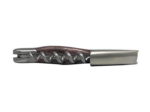 LAGUIOLE EN AUBRAC L Tire bouchon sommelier, manche en loupe de buckeye, tire bouchon avec coupe capsule et décapsuleur – vue 4