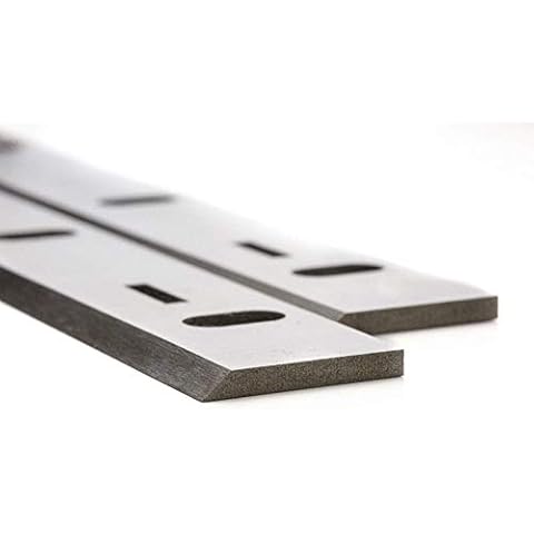 STAHLMANN Hobelmaschine Abricht- und Dickenhobel - 6 STÜCK Ersatz Hobelmesser 210x22x1,8mm Cover