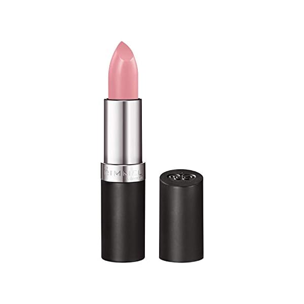 Rimmel Lasting Finish Lipstick - Up to 8 Hours of Intense Lip Color with Color Protect Technology and Exclusive Black Diamond Complex - 002 Candy, .14oz