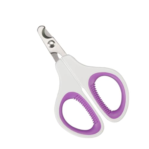 Mikikit Stainless Steel Pet Nail Clipper for Cats and Dogs Professional Grooming Scissors Sharp and Durable Nail Care Tool for Home and Shop Use Convenient Scissor Style Design