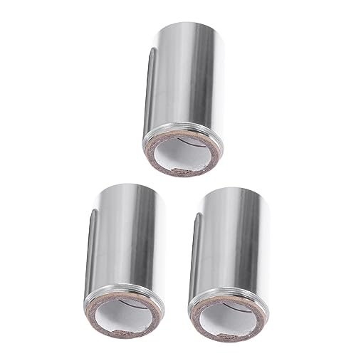 FRCOLOR 3 Rolls Silver Hair Foil for Highlighting Hair Dye Manicure Tool Foil Roll