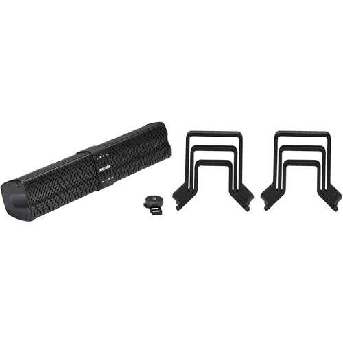 Image of KICKER 47KPB1 KPB1 21" Bluetooth Powered ATV/UTV/RZR Soundbar Speaker System w/Square Tubing Mount Bundle