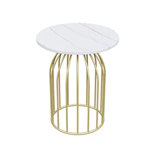 Table basse marbre ronde TUSUOD : la solution idéale pour optimiser les petits salons