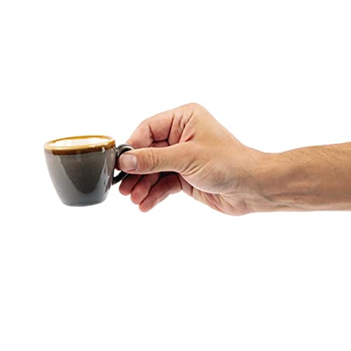 X 6 Olympia Oven Rook Espresso Cup 85Ml Keuken Restaurant Catering Porselein - Afbeelding 5