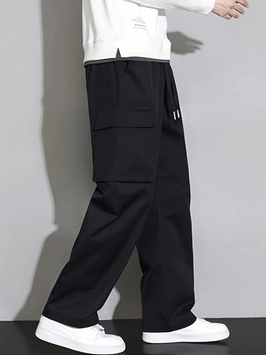 Image of Lymio Cargo for Men || Cotton Cargo Pant || Drawstring Waist Pant (Also Available in Plus Sizes) (133-136)