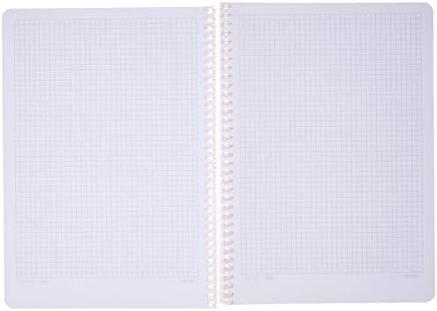 Meteksan Pruva A4 Pet Spiralli Karton Kapaklı Defter 144 Yaprak - Kareli - Turuncu - Görsel 4