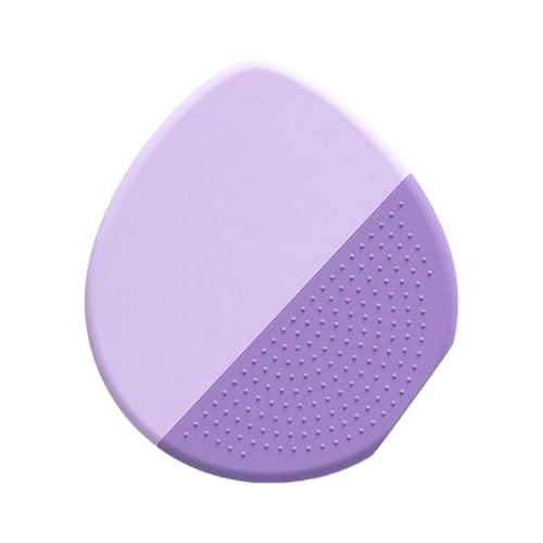 Brocha de base para maquillaje líquido, brocha correctora, herramienta de maquillaje plana de silicona, brochas de contorno para aplicación profesional, principiantes, artistas, práctica de rutina
