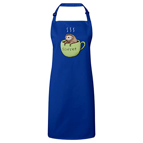 Tablier cuisine Sloffee rigolo ajustable en textile de qualite superieure
