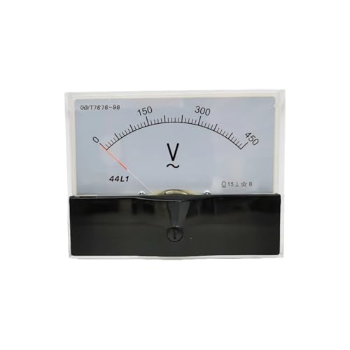 Voltmètre analogique AC 44L1-V 450V cadran à aiguille de tableau 100 x 80 mm