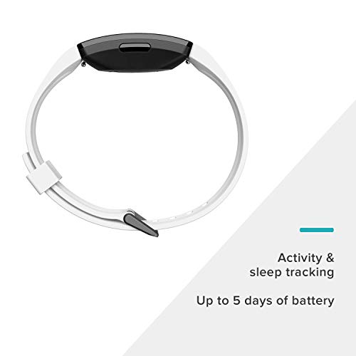 Image of Fitbit Inspire HR Health and Fitness Tracker with Heart Rate (White)