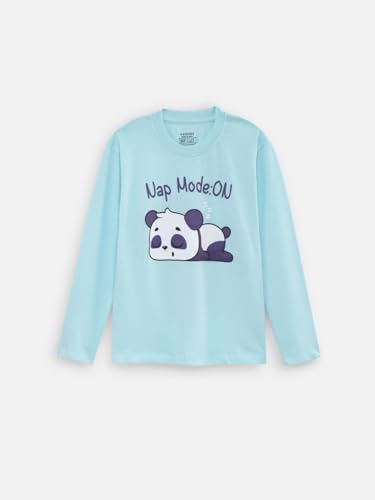 Image of Nap Chief Kids Official Cartoon Characters Full Sleeves Cotton Night Suit for Boys & Girls, Tshirt & Pyjama Set for Sleepwear