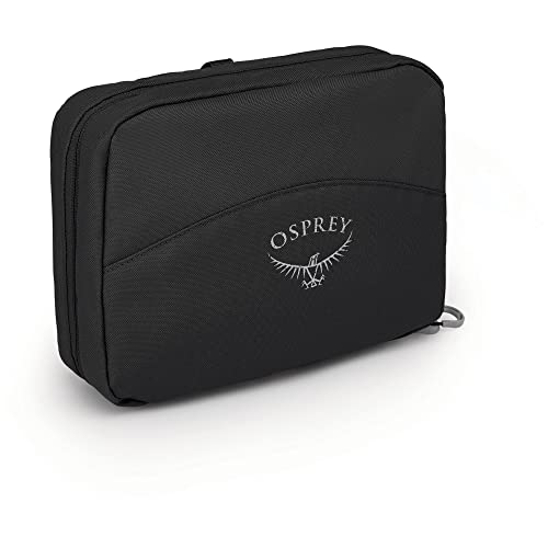 Image of Osprey Daylite Hanging Toiletry Kit, Black | travel organizer, packing cube, toiletry bag, carry on accessory, Black color