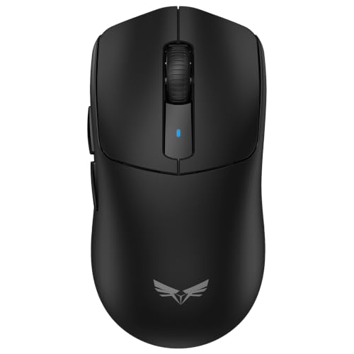 TECKNET Wireless Gaming Mouse, 53g Lightweight, 1000Hz Polling Rate, Black