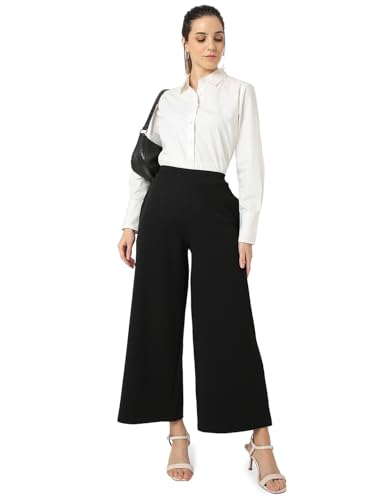 Image of Smarty Pants Women's Cotton Rib Pleated Trouser.