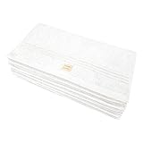 Dyckhoff Gästetücher Nature, 6er Set, 100% Bio-Baumwolle GOTS, 500g/m², weiß, 30x50cm