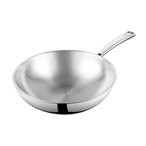 Wok antiadherente con tapa de 12.6 pulgadas