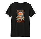 Wranglers Roost, Arizona Desert Sunset Cactus Southwest Art Premium Tri-Blend T-Shirt