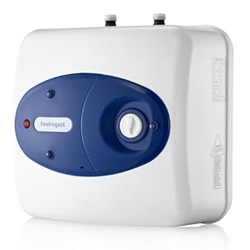 water heater under sink