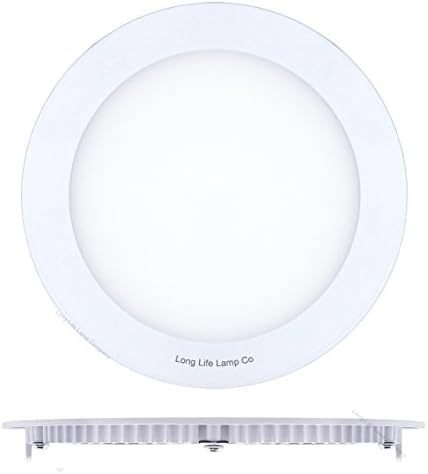 12W LED Round Recessed Ceiling Panel Down Light Ultra Slim Lamp Warm White 3000k Super Bright