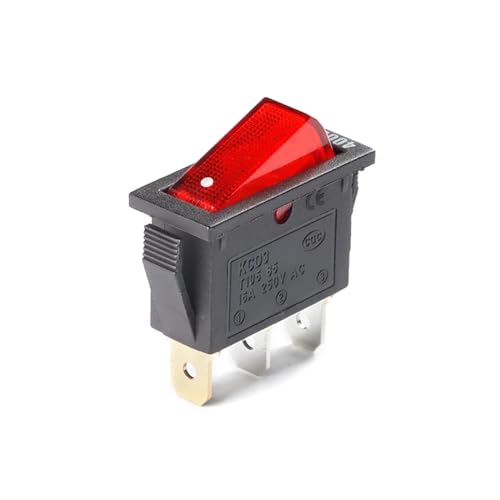 Interruptor basculante KCD3 evita sobrecalentamiento en equipos eléctricos de alta potencia