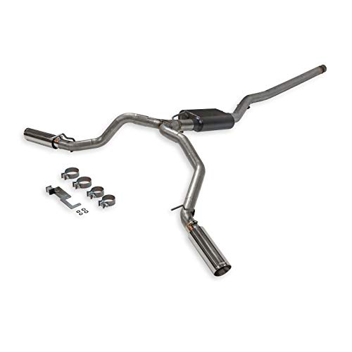 Flowmaster 817913 American Thunder Cat Back Exhaust System Dual Dual Side Exit Incl. 2.5 in. Tubing Super 44 Series Mufflers 409S Stainless Steel American Thunder Cat Back Exhaust System