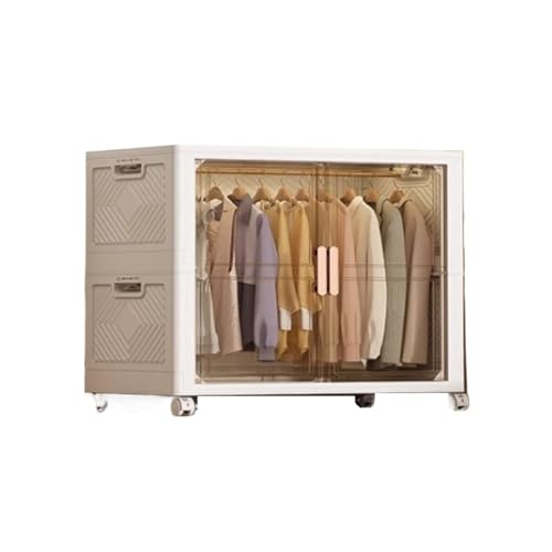 IWENZHKPA Armario Portátil Ropa Armario Portátil For Organizador De Ropa, Estante Almacenamiento, Plegable Armarios Ropero(72x60x38cm)