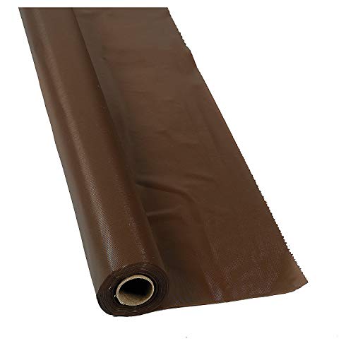 Fun Express Chocolate Brown Tablecloth Roll (100 feet Long) Disposable Party Supplies