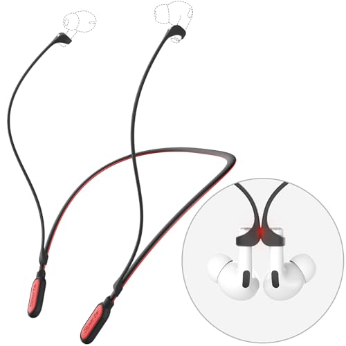 �����͎��C�Ή� Airpod Pro�X�g���b�v �����h�~�R�[�h �X�|�[�c�X�g���b�v Airpods 4 3 2 1 Pro 3 2 1�ɑΉ� �u���b�N�ƃ��b�h