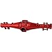 ZXYRC Metal Rear Axle Housing Spare Upgrade Part for Axial Yikong YK 1/7 RTR DF7 Desert Fighter RC Crawler Toys Car (red)