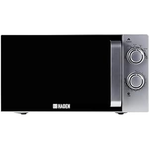 Haden 20L Microwave Oven – 700W Microwave with 6 Power Levels and 30-minute Timer – Family Friendly, Easy To Clean Interior Countertop Microwave – 24.5cm Turntable