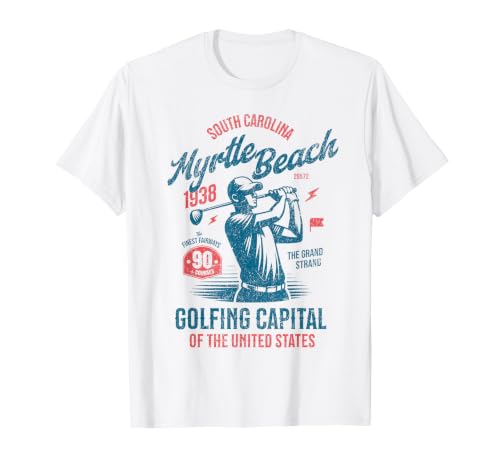 Myrtle Beach South Carolina Golfing Capital Golf T-Shirt