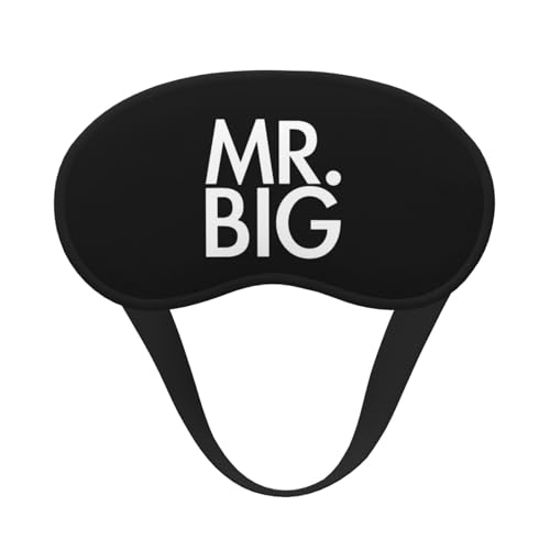 Mr. Big ミスター・ビッグ アイマスク 睡眠用 安眠グッズ 目隠し 快眠グッズ スリープマスク 収縮バンド型 軽量 通気性 柔らかい 遮光 圧迫感なし 肌にやさし 仮眠 旅行 出張 昼寝に最適 四季 男女兼用 1枚