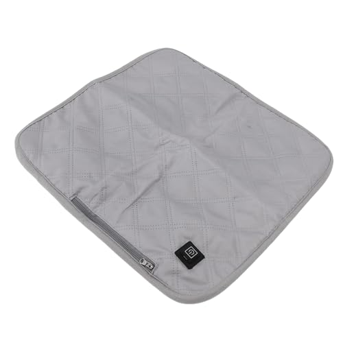 TYCIONG Almohadilla Térmica USB, Almohadilla Portátil para Silla con Calefacción Rápida para Oficina, sofá, Cama, Cojín de Grafeno para Exteriores para Todos (Gris)