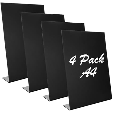 CYEER A4 Chalkboard Sign Set Cover