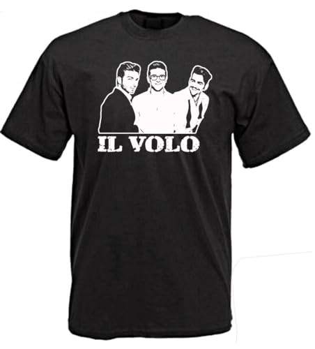 Photo de TANUVJXK Il Volo Music T-Shirt Black S