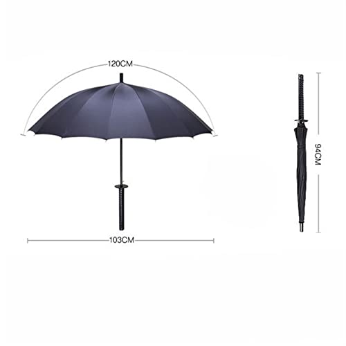 Parapluie du vent grand modèle extérieur 24K avec mât long robuste