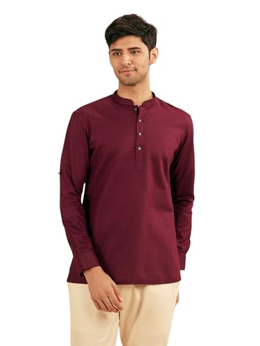 Kurta courte homme Manyavar coton casual decontracte mode ethnique ete