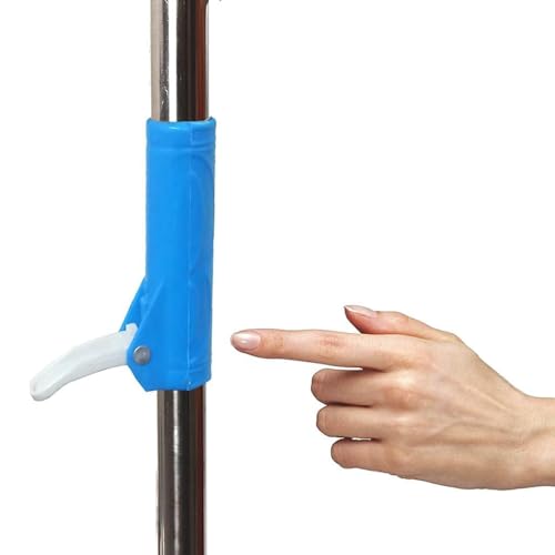 Image of Stainless Steel Microfiber Floor Cleaning Mop with Removable Washable Cleaning Pad and Integrated Water Mechanism,mop for Cleaning Floor (Multicolour) (Spin mop Stick with Microfiber Refill)