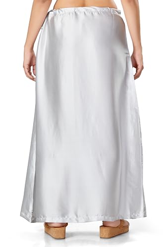 Image of Madhu Fashion Women's Satin Saree Petticoat Saree Underskirt