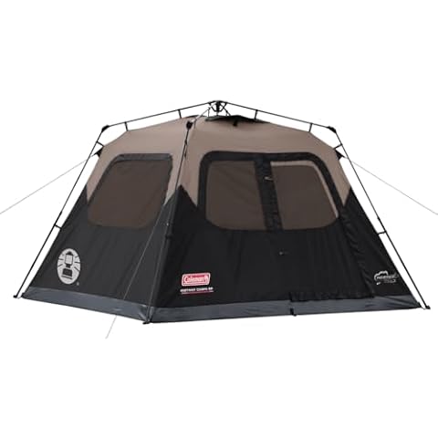 Coleman 6 Person Cabin Tent with Instant Setup Cover