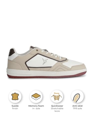 Image of YOHO Colored PU Fashion Sneaker for Men | Comfortable Shoes | Cushioned Insole | Quick-wear Elastic Laces | Lightweight | Dynamic Feet Support | Fashionable | Stylish | Modern